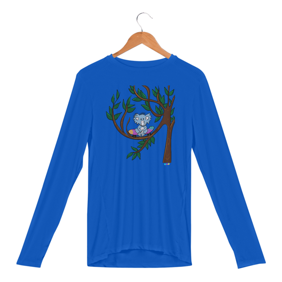 Manga longa esportiva Theo skate (árvore) 