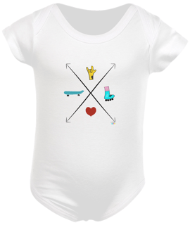 Nome do produtoBody Setas - love skate e patins (ASL/ Libras)