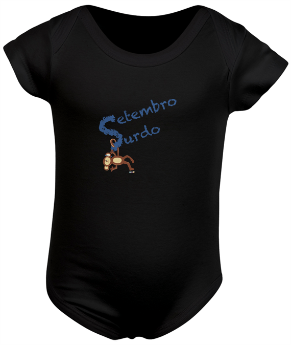 Body Nico - macaco surdo - Setembro Surdo