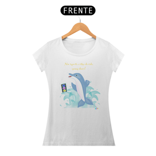 Nome do produtoBaby look Dodo - golfinho dançante - com frase