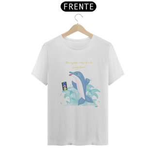 Nome do produtoCamiseta Dodo - golfinho dançante - com frase