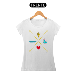 Nome do produtoBaby look Setas - love skate e patins (ASL/ Libras)