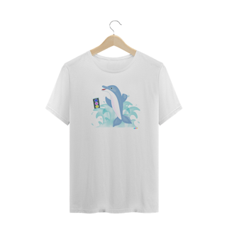 Nome do produtoCamiseta plus size Dodo - golfinho dançante 