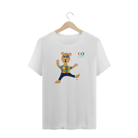 Camiseta plus size Lumi - ursinho TEA 