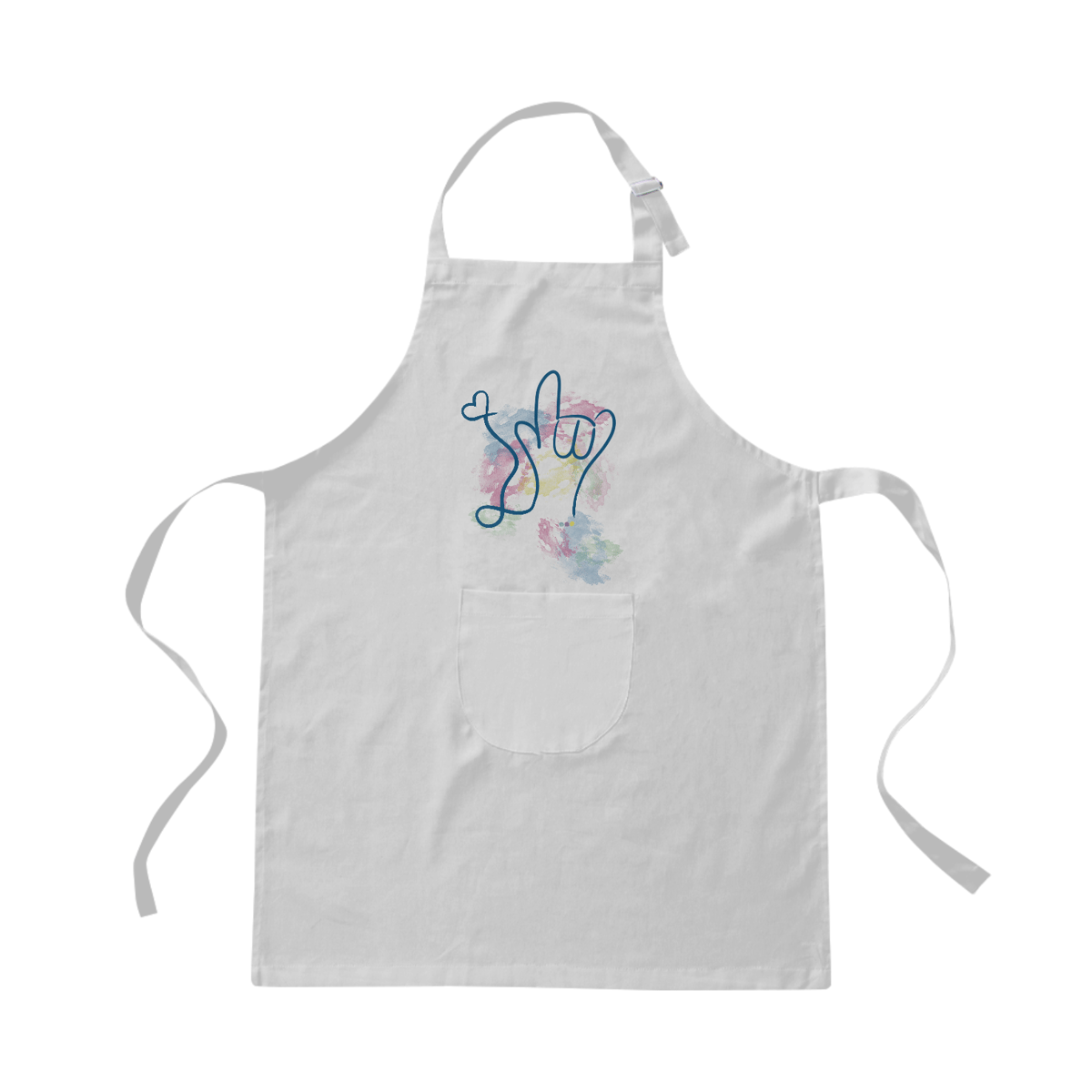 Nome do produto: I love (aquarela) ASL/ Libras
