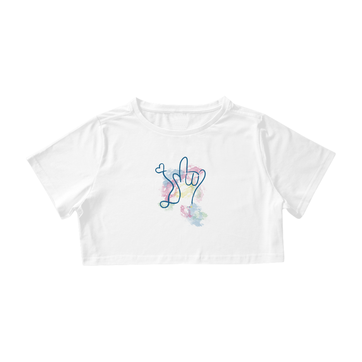 Nome do produto: I love (aquarela) ASL/ Libras