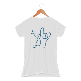 Nome do produtoBaby look esportiva I love (azul) ALS/Libras 