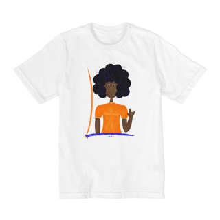 Nome do produtoCamiseta infantil Sophia (I love you ASL/ Libras) 