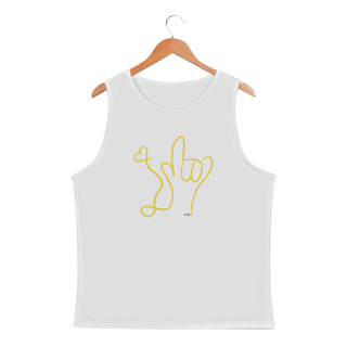 Nome do produtoRegata masc esportiva I love you (amarela) ASL/ Libras 