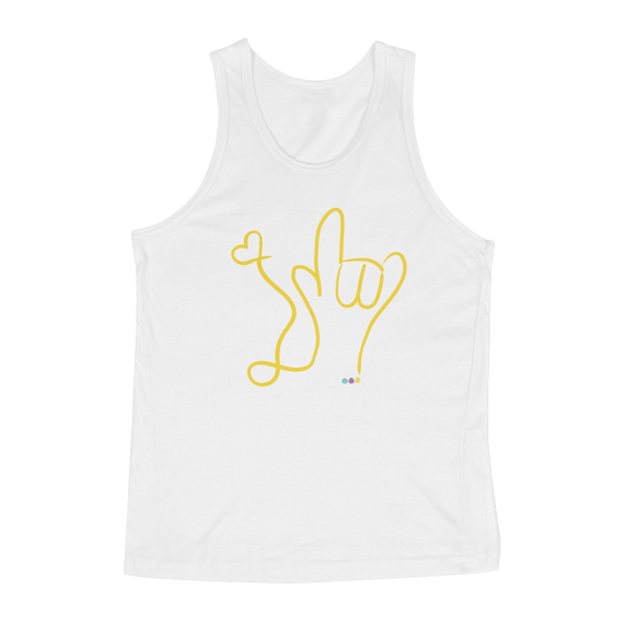 I love (amarelo) ALS/Libras