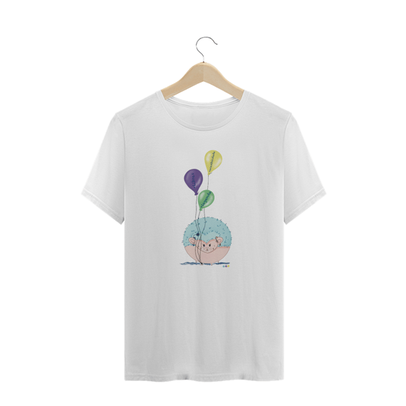 Camiseta plus size George - porco-espinho surdo 