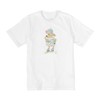Nome do produtoCamiseta infantil Raibow (ovelha colorida) - sem frase 