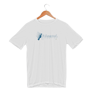 Nome do produtoCamiseta esportiva Brasil (mapa e soletração - azul)