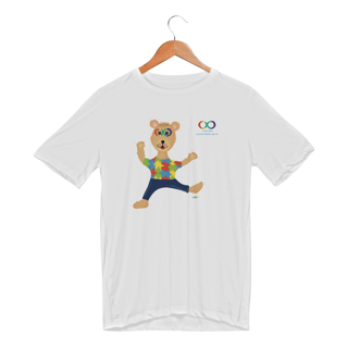 Nome do produtoCamiseta esportiva Lumi - ursinho TEA