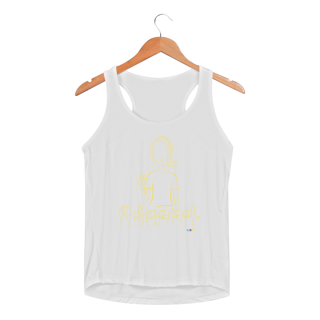 Nome do produtoRegata fem esportiva Brasil (sinal em Libras) amarelo
