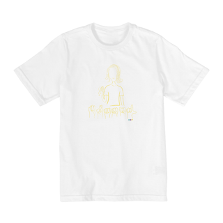 Nome do produtoCamiseta infantil  Brasil (sinal em Libras) amarela 