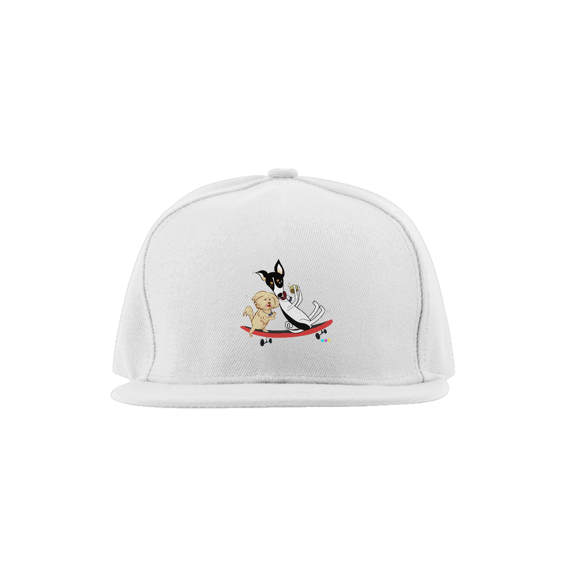 Café e Chico - cachorros no skate