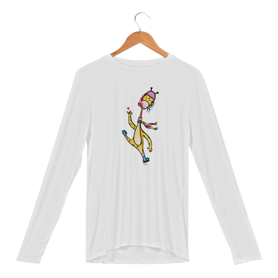 Manga longa esportiva Giraloka (cachecol) 