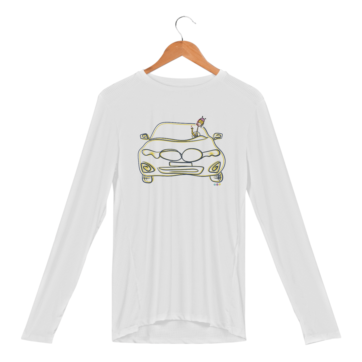 Nome do produto: Manga longa esportiva Giraloka (carro)