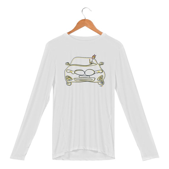 Manga longa esportiva Giraloka (carro)