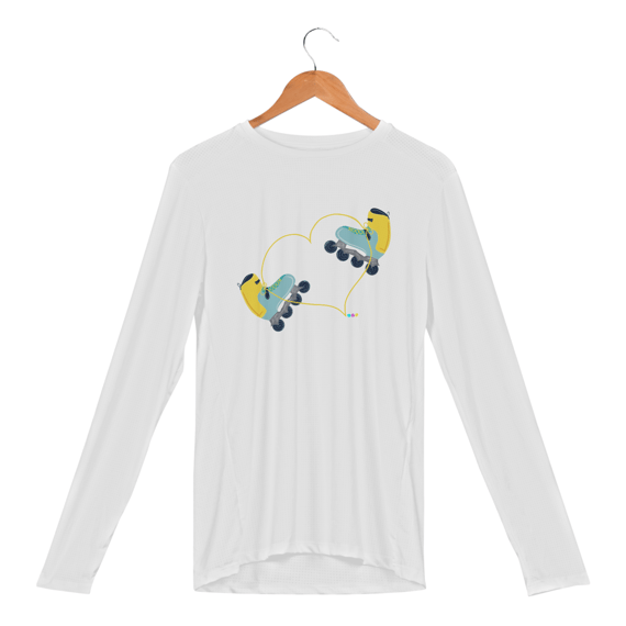 Manga longa esportiva Patins (cadarço coração) 