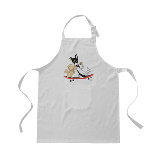 Nome do produtoCafé e Chico - cachorros no skate