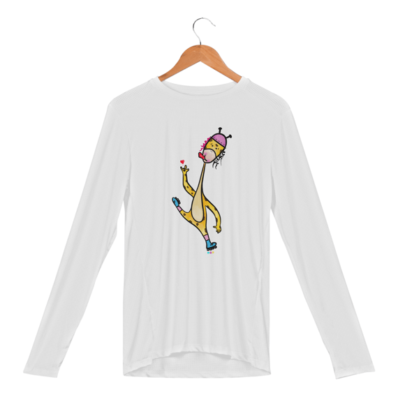 Manga longa esportiva Giraloka 