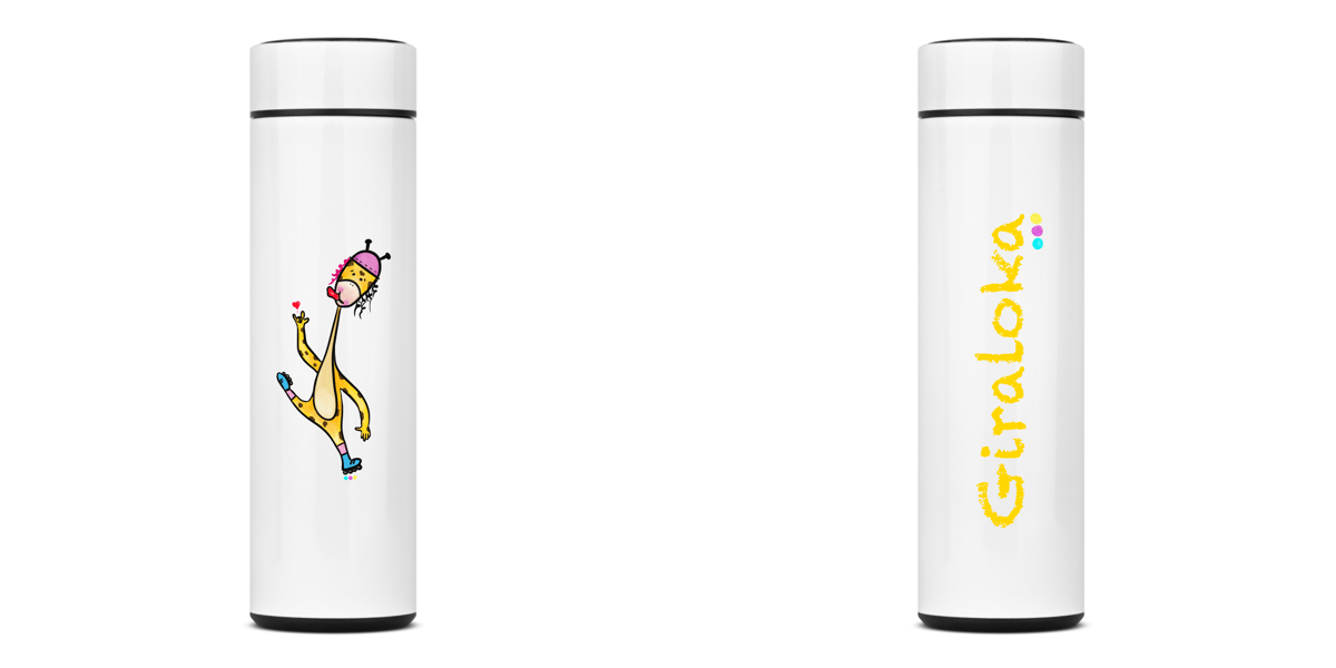 Nome do produto: Giraloka (com nome do personagem)