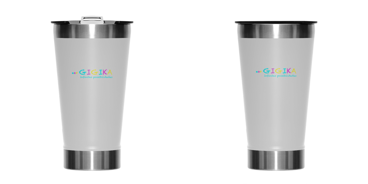 Nome do produto: Copo térmico - Gigika - infinitas possibilidades