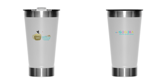 Copo térmico Café e Chico - banho e café