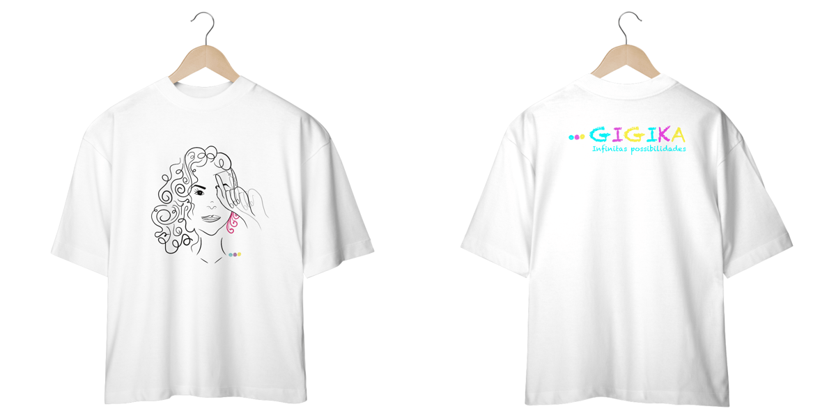 Nome do produto: Camiseta oversized Gislaine