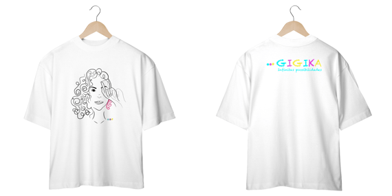 Camiseta oversized Gislaine