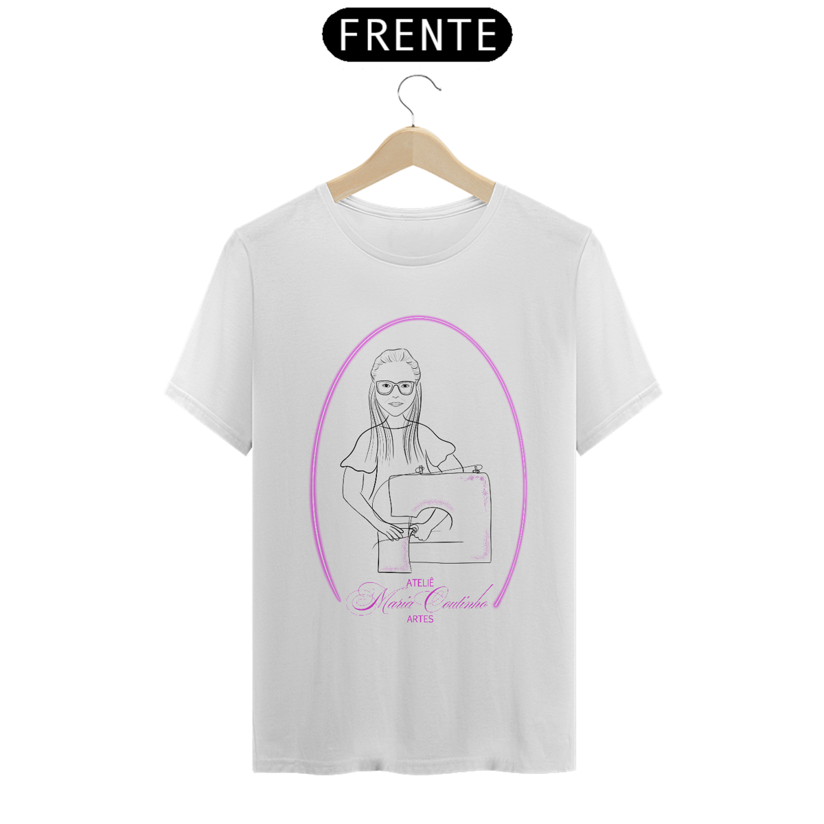Nome do produto: Camiseta Maria Coutinho Artes