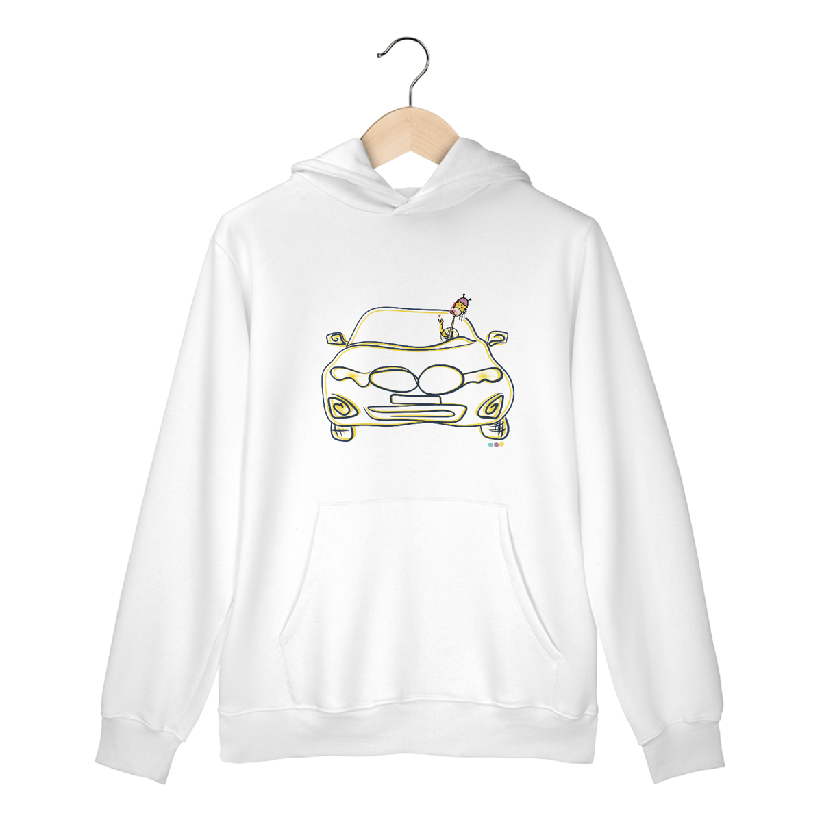 Nome do produto: Moletom canguru Giraloka (carro)