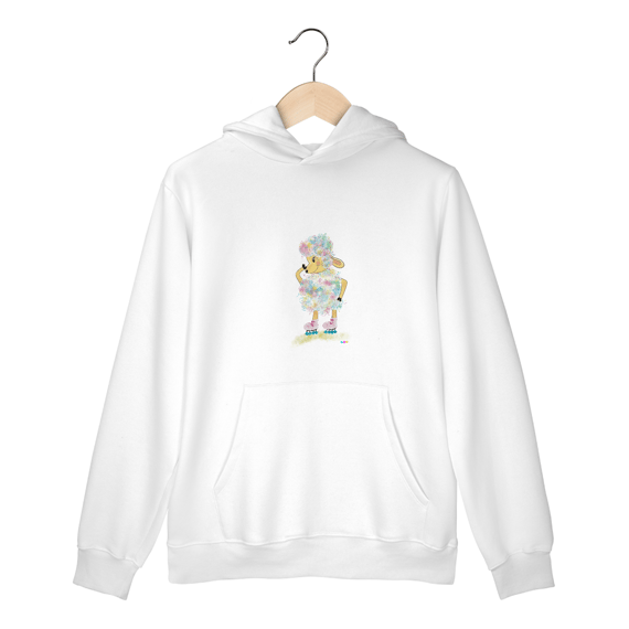 Moletom canguru Raibow (ovelha colorida) 