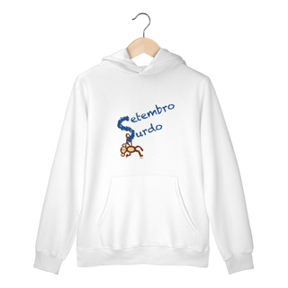 Nome do produtoMoletom canguru Nico - macaco surdo - Setembro Surdo