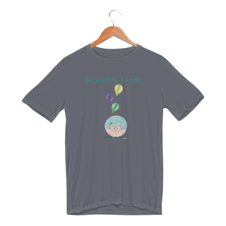Nome do produtoCamiseta esportiva George - porco-espinho surdo - Setembro Surdo