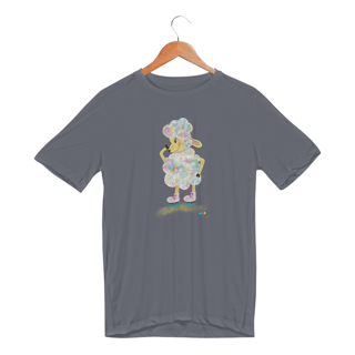 Nome do produtoCamiseta esportiva Raibow - ovelha colorida - sem frase