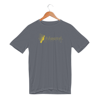 Nome do produtoCamiseta esportiva Camiseta esportiva Brasil (mapa e soletração - amarelo)