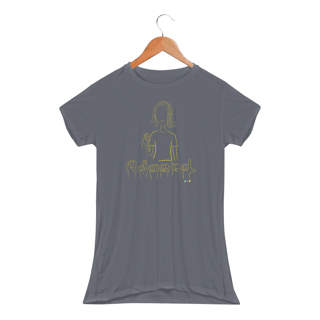 Nome do produto Baby look esportiva  Brasil (sinal em Libras) amarelo 