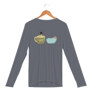 Nome do produtoManga longa esportiva Café e Chico - banho e café 