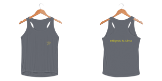 Nome do produtoRegata fem esportiva  Intérprete de Libras + I love you (Libras) 