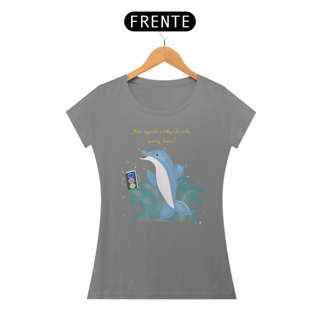 Nome do produtoBaby look Dodo - golfinho dançante - com frase