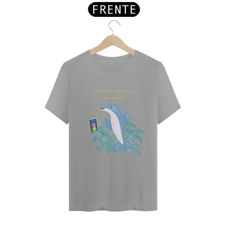 Nome do produtoCamiseta Dodo - golfinho dançante - com frase