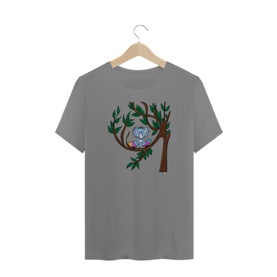 Camiseta plus size Theo (skate na árvore) 