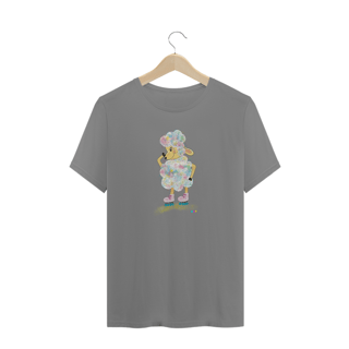Nome do produtoCamiseta plus size Raibow - ovelha colorida 