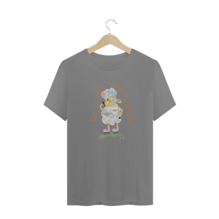 Nome do produtoCamiseta plus size Raibow - ovelha colorida - com frase
