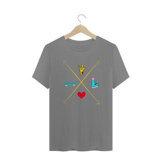 Nome do produtoCamiseta plus size etas - love skate e patins (ASL/ Libras) 