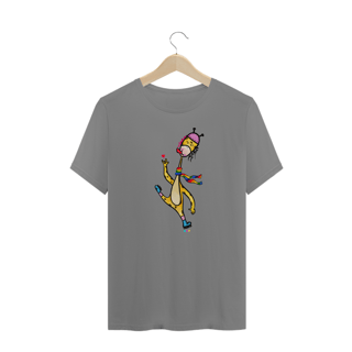 Nome do produtoCamiseta plus size Giraloka (cachecol) 