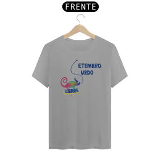 Nome do produtoCamiseta Klaus - camaleão surdo - Setembro Surdo